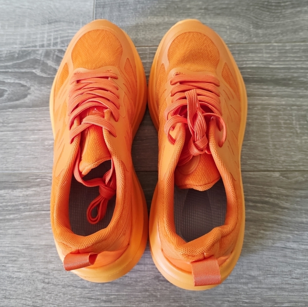 🆕️Vibrant Orange Athletic Sneakers - Picture 3 of 5